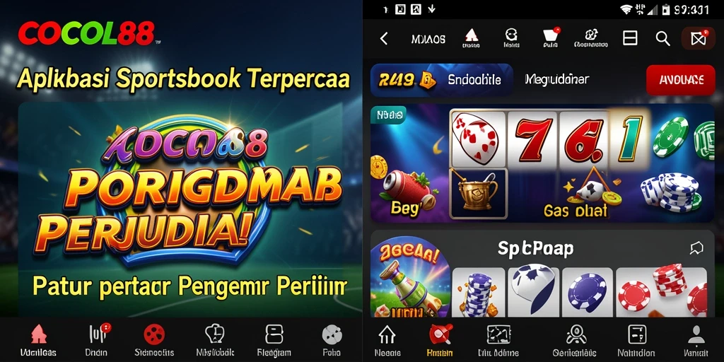 Tampilan gameplay menarik dari aplikasi Sportsbook COCOL88.