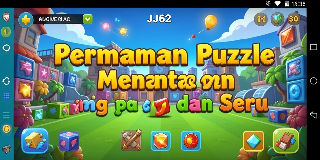 Tampilan gameplay <strong>JJ62</strong> yang penuh warna dan menantang.