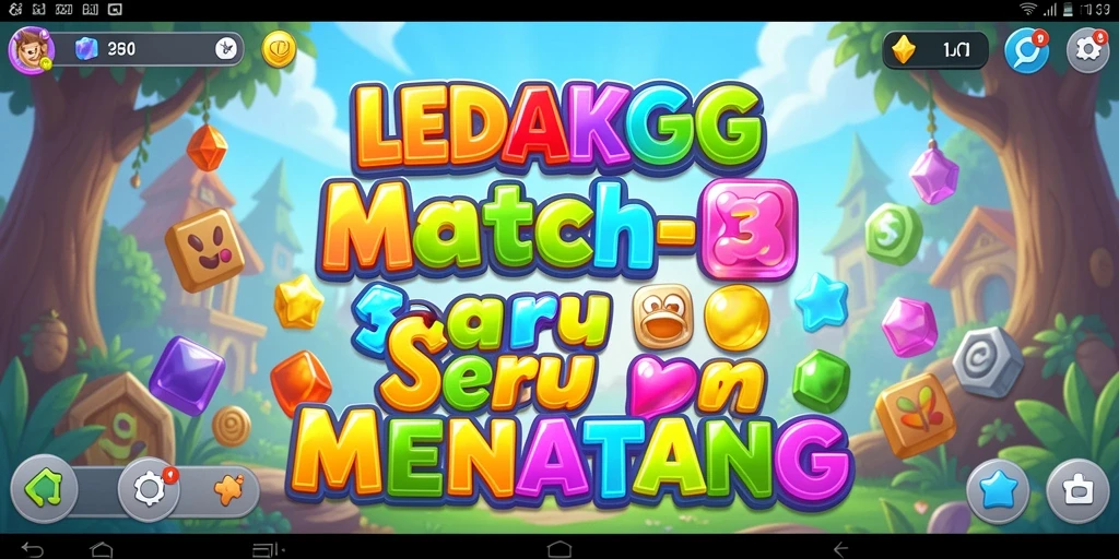 Tampilan gameplay LEDAKGG yang seru dan menantang.